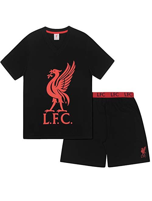 Liverpool F.C. Liverpool FC Official Soccer Gift Mens Loungewear Short Pajamas