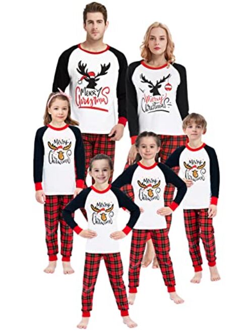 If Family Christmas Family Matching Pajamas Set Santa's Deer Sleepwear For The Family Women And Men