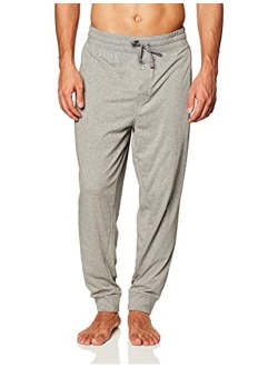 mens Jersey Knit Jogger Sleep Pant (1 and 2 Packs)