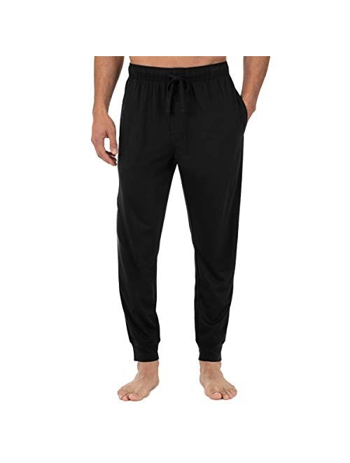 Buy Fruit of the Loom mens Jersey Knit Jogger Sleep Pant (1 and 2 Packs ...