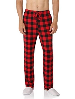 YIMANIE Men's Pajama Pant Cotton Comfy Soft Lounge Sleep Pants Black,Navy,Gray,Red,Blue S-XXXL