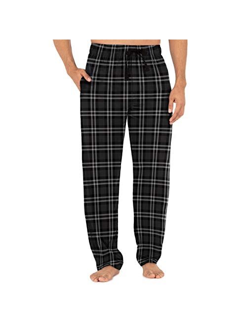 Fruit of the Loom Men's Yarn-dye Woven Flannel Pajama Pant