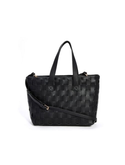 Women's Large Woven Tote Bag