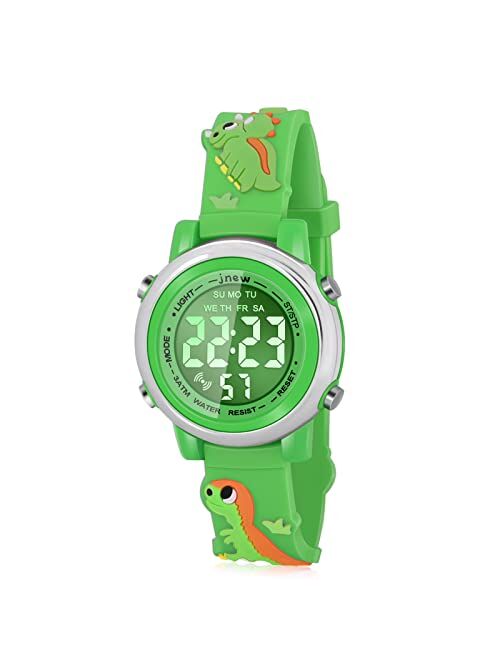 Viposoon 3D Cartoon Waterproof Watches for Girls with Alarm - Best Toys Gifts for Boys Girls Age 3-10