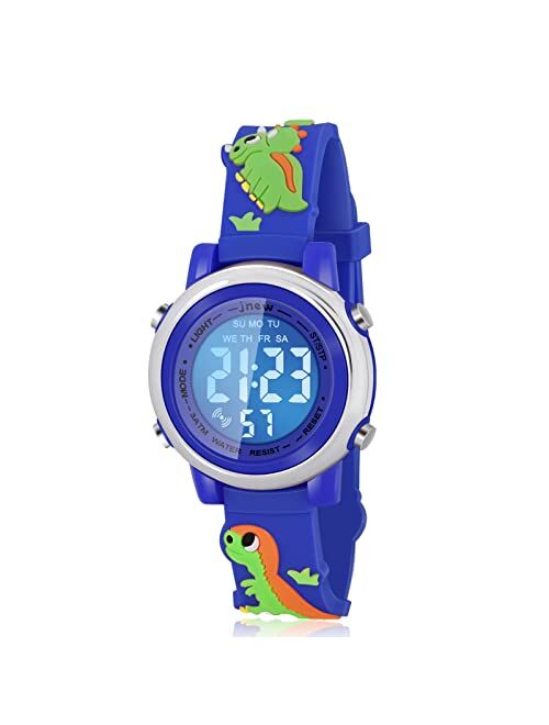 Viposoon 3D Cartoon Waterproof Watches for Girls with Alarm - Best Toys Gifts for Boys Girls Age 3-10