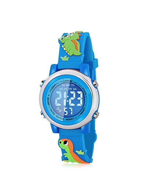 Viposoon 3D Cartoon Waterproof Watches for Girls with Alarm - Best Toys Gifts for Boys Girls Age 3-10