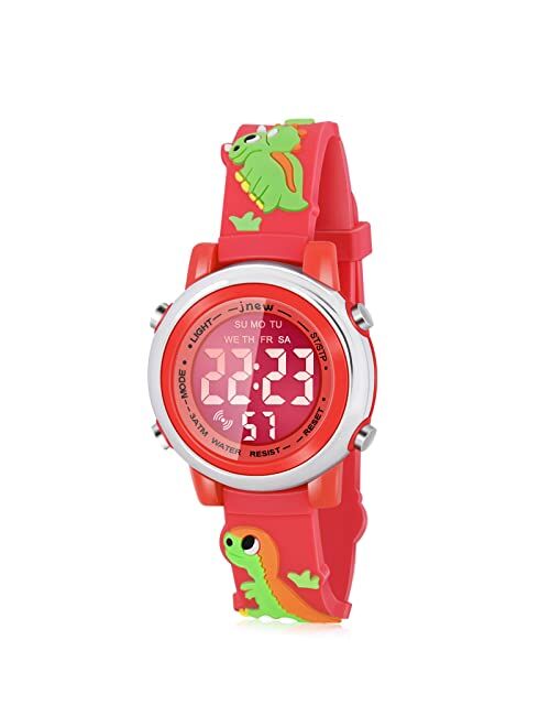 Viposoon 3D Cartoon Waterproof Watches for Girls with Alarm - Best Toys Gifts for Boys Girls Age 3-10