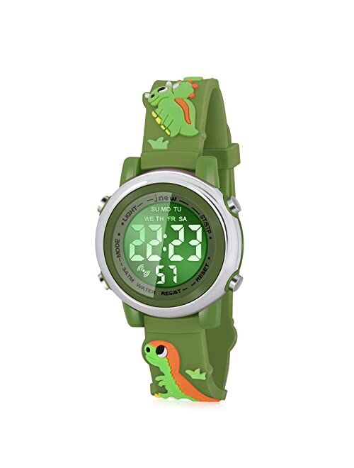 Viposoon 3D Cartoon Waterproof Watches for Girls with Alarm - Best Toys Gifts for Boys Girls Age 3-10