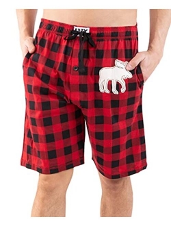 Lazy One Pajama Shorts for Men, Men's Separate Bottoms, Cotton Loungewear