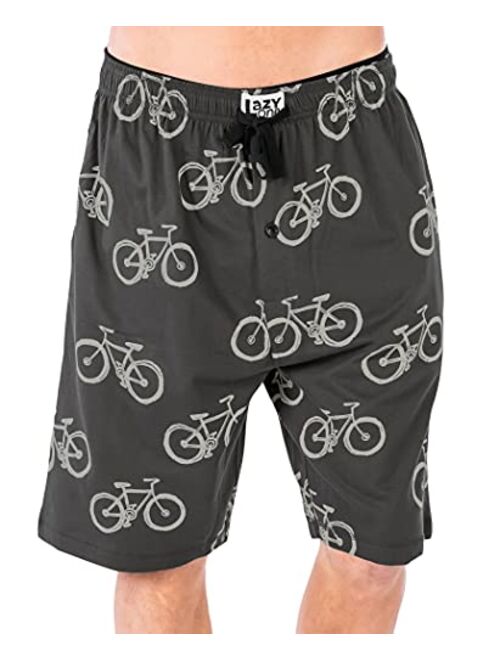 Lazy One Pajama Shorts for Men, Men's Separate Bottoms, Cotton Loungewear