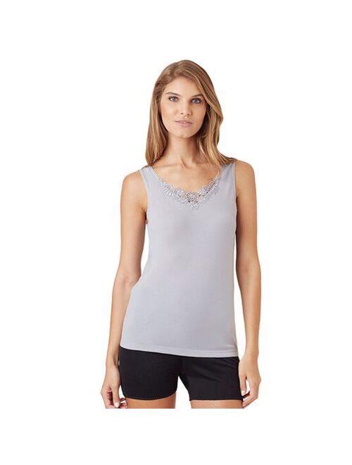 Cuddl Duds ® SofTech Venice Lace-Trim Tank - Women's