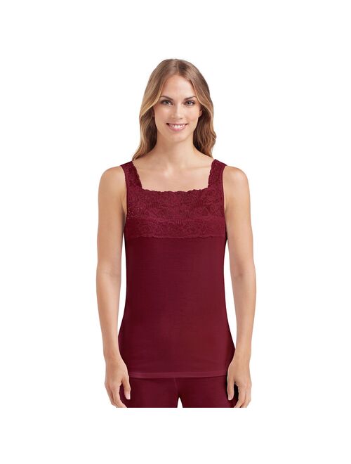 Cuddl Duds ® SofTech Lace-Trim Tank - Women's