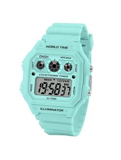 Ckv Kids Watches Digital Sport Watches for Girls Outdoor Waterproof Watches with Alarm Stopwatch Child Wrist Watch Ages 8-16 Years Old