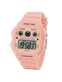 Ckv Kids Watches Digital Sport Watches for Girls Outdoor Waterproof Watches with Alarm Stopwatch Child Wrist Watch Ages 8-16 Years Old