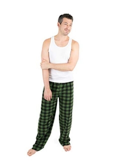 Men's Pajama Pants Fleece Lounge Sleep Pj Bottoms Christmas Pjs (Size XSmall-XXLarge)