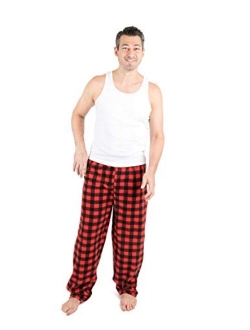 Men's Pajama Pants Fleece Lounge Sleep Pj Bottoms Christmas Pjs (Size XSmall-XXLarge)