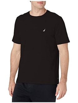 Men's Short Sleeve Crew Neck Soft Knit Sleep Tee