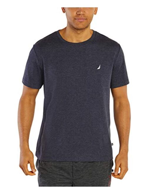 Nautica Men's Short Sleeve Crew Neck Soft Knit Sleep Tee