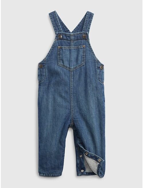 GAP Baby Lined Denim Overalls