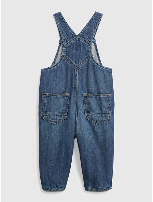 GAP Baby Lined Denim Overalls