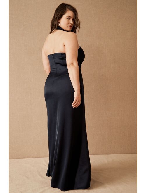 BHLDN Ruby Satin Charmeuse Dress