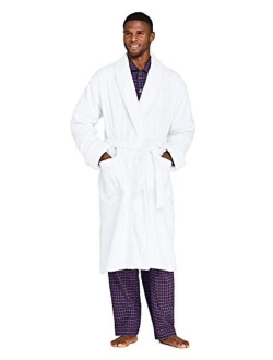 Men's Turkish Terry Cloth Robe Calf Length with Pockets