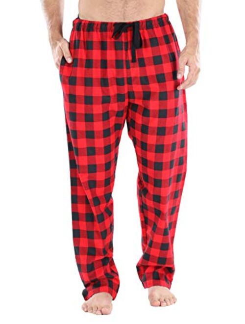 Frankie & Johnny Men's Cotton Flannel Plaid Pajama Sleep Pants