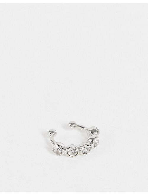 Asos Design faux nose ring with crystal design