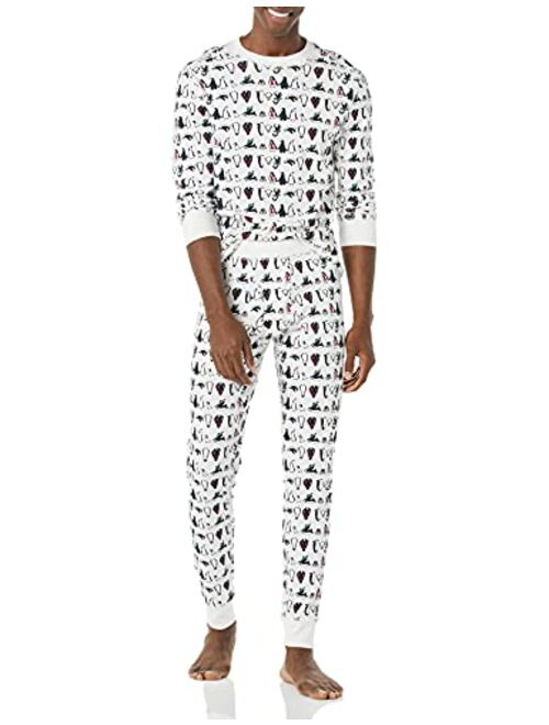 Amazon Essentials Men's Knit Pajama Set