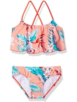 Alania Floral Flounce Bikini Beach Sport 2-piece Swimsuit