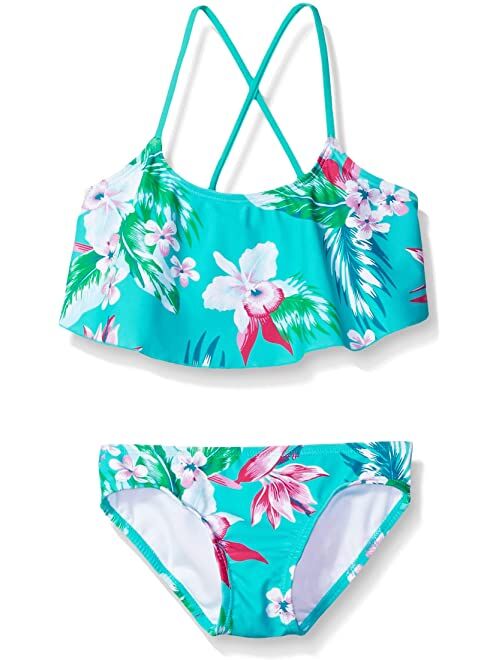 Kanu Surf Alania Floral Flounce Bikini Beach Sport 2-piece Swimsuit