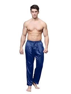 Tony And Candice Tony & Candice Men's Satin Pajama Pants Long PJ Bottoms