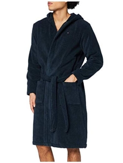 Icon Hoody Long Sleeve Belted Hooded Bathrobe