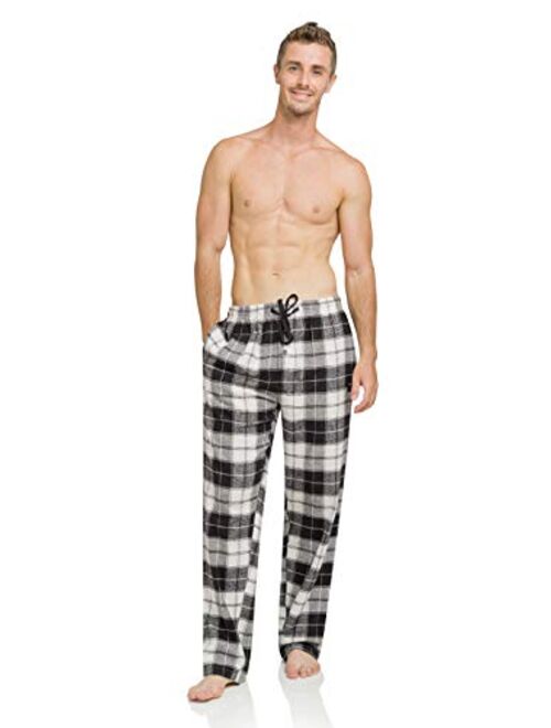 3 Pack Mens Ultra Soft Bottoms, Flannel Pajama (PJs), Lounge, Sleep Pants Assorted Various Plaids