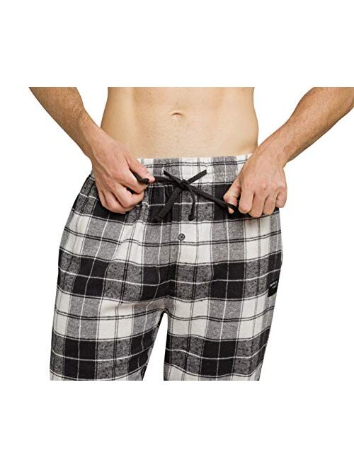 3 Pack Mens Ultra Soft Bottoms, Flannel Pajama (PJs), Lounge, Sleep Pants Assorted Various Plaids