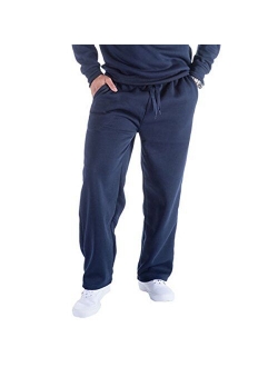 Facitisu Mens Active Fleece Athletic Sweatpant Basic Running Drawstring Joggers Workout Sweat Pants