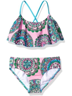 Jasmine Flounce Bikini Beach Sport 2-piece Swimsuit