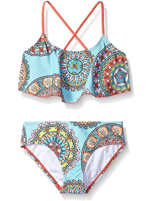 Kanu Surf Jasmine Flounce Bikini Beach Sport 2-piece Swimsuit