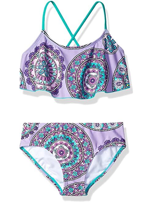 Kanu Surf Jasmine Flounce Bikini Beach Sport 2-piece Swimsuit