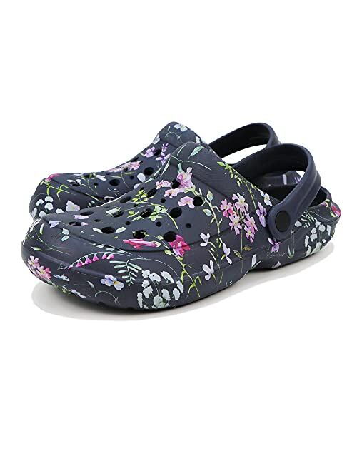 HAIDE Unisex Garden Clogs Shoes Slip on Water Shoes Work, Nurse Shoes