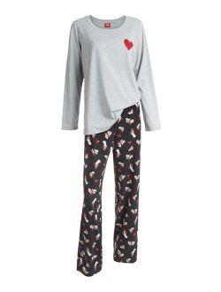 Family Pajamas Matching Heart Hound Pajama Set