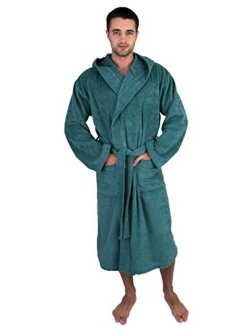 TowelSelections Men’s Robe Turkish Cotton Luxury Hooded Terry Bathrobe