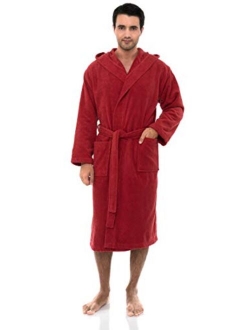 TowelSelections Men’s Robe Turkish Cotton Luxury Hooded Terry Bathrobe