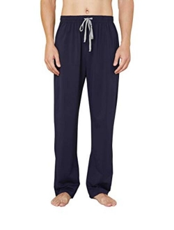 WORW Mens Pajama Pants, Soft Cotton Sleep Lounge Pants