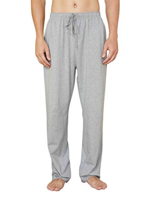 WORW Mens Pajama Pants, Soft Cotton Sleep Lounge Pants