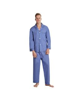 EVERDREAM Men’s Pajama Set, Solid Lightweight Botton Down Pajamas for Men