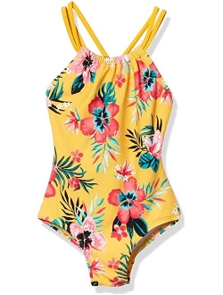 Jasmine Beach Sport Halter One-Piece Swimsuit (Little Kids)