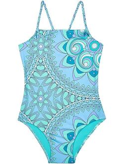 Kids Mandala Jersey Gom One-Piece Swimsuit (Toddler/Little Kids/Big Kids)