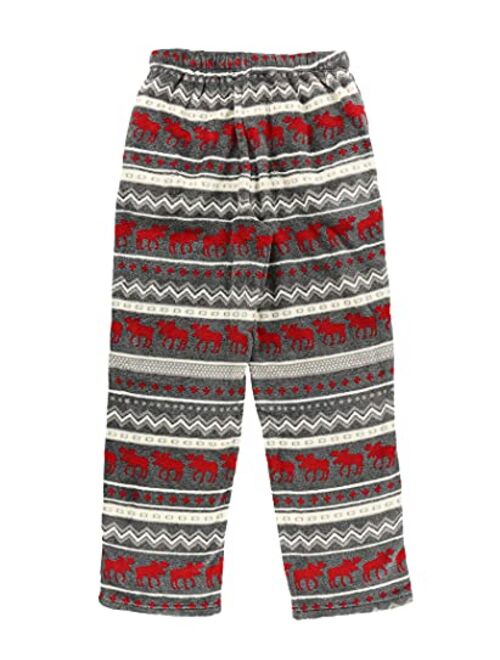 Lazy One Men's Fleece Pajama Pants, Nordic Pajama Bottoms for Men