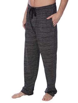 Beverly Rock Men's Jersey Knit Pajama Pants Long Lounge Pants Available in Plus Size